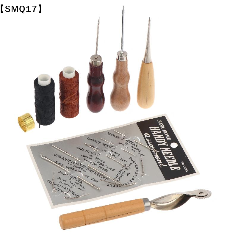 Groover Stitching Tool - Set Peralatan Menjahit Kulit, Jarum dengan