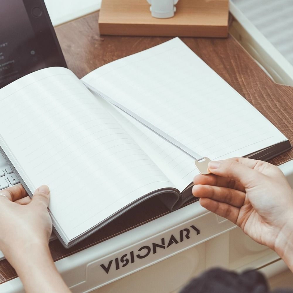 Leather Work Diary Covers - Buku Catatan A5 Kreatif Sampul Kulit