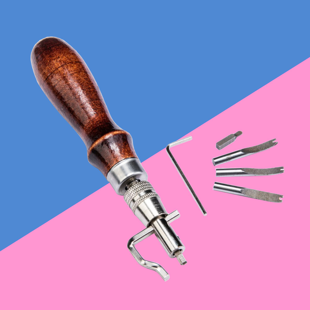 Groover Stitching Tool - 7 Buah Set Peralatan Kerajinan Jahit,