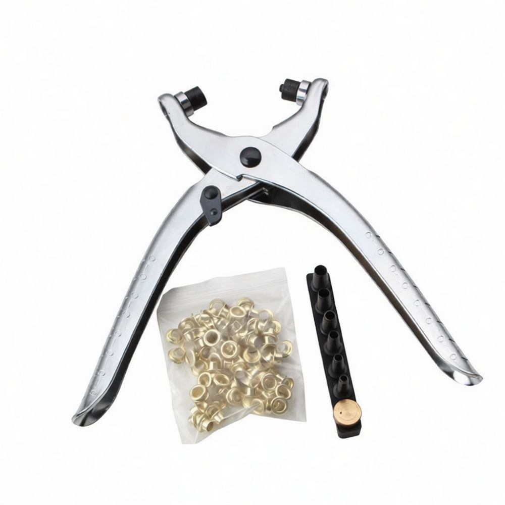 Leatherwork Hand Press - Alat Pembuat Lubang Kulit Profesional, Tang