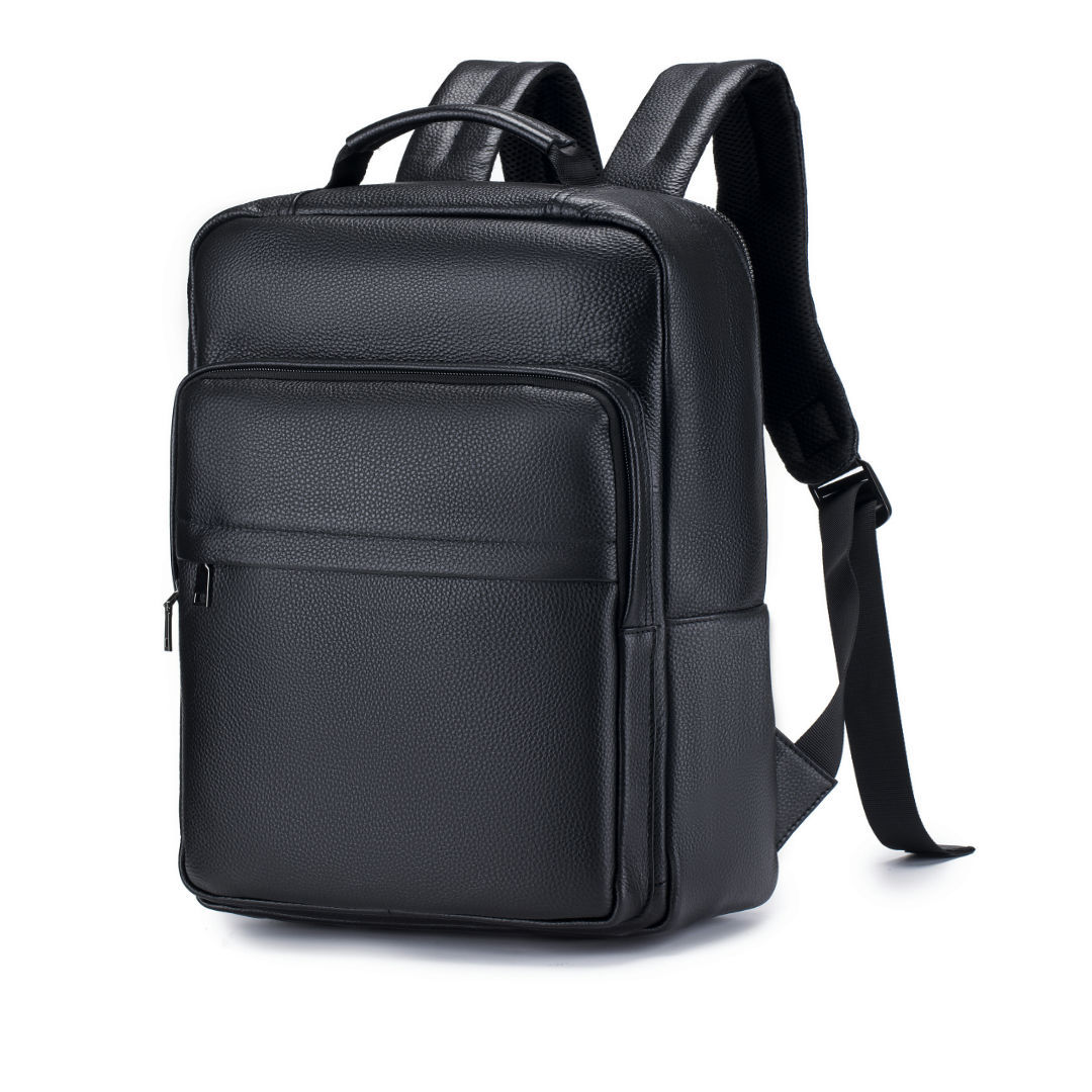 Leather Work Rucksack Mens - Ransel Perjalanan Kulit Asli Pria, Tas