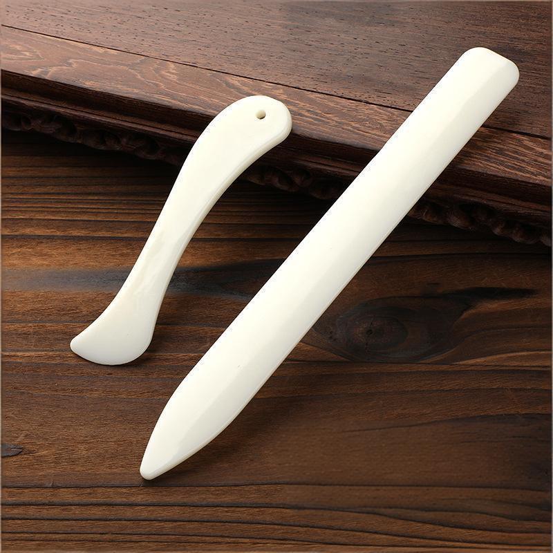 Bone Folder Tool - 2Pcs Alat Lipat Kulit Tahan Aus