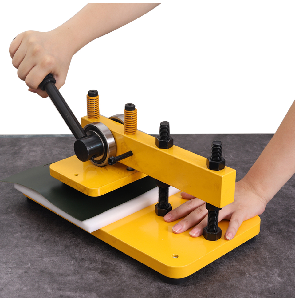 Leatherwork Hand Press - Alat Pemotong Kulit Manual untuk Kerajinan