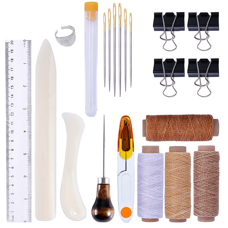 Groover Stitching Tool - 25Pcs/Set Peralatan Jahit Kulit DIY, Alat