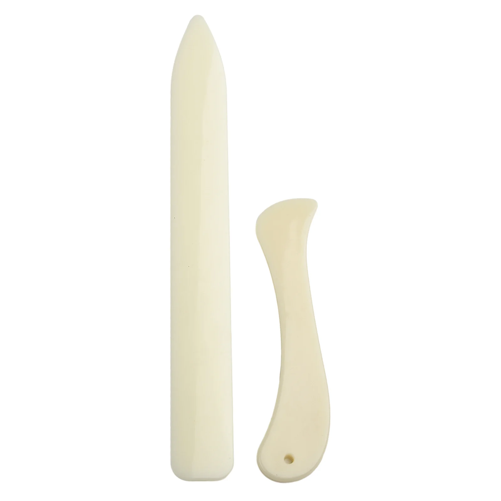 Bone Folder Tool - 2PCS Alat Kerja Kulit Bone Folder