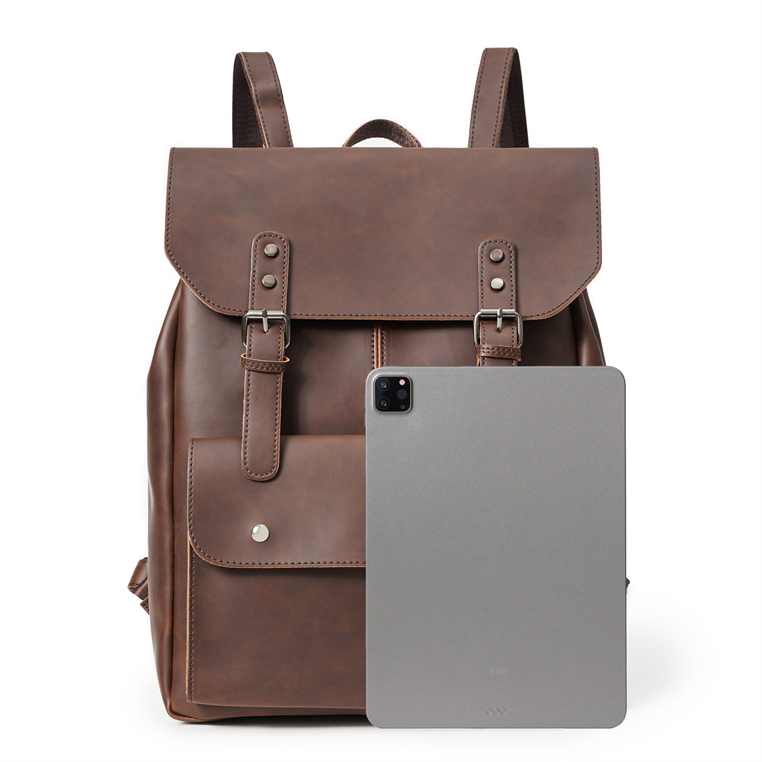 Ransel Kulit Pria Model Klasik - Leather Work Rucksack Mens ulasan dan harga
