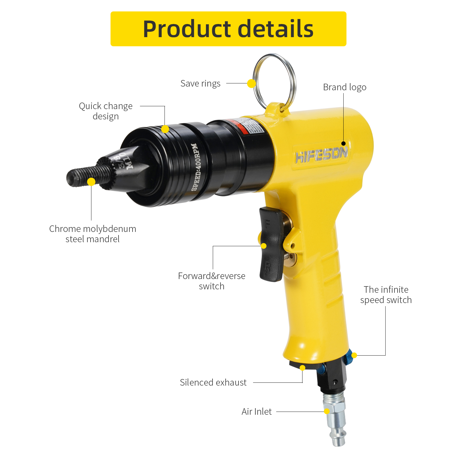 Alat Baut Paku Keling Udara Pn - Rivet Setter Tool ulasan dan harga