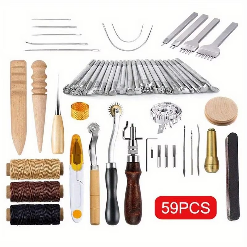 59 buah Set Peralatan Kerajina - Groover Stitching Tool ulasan dan harga