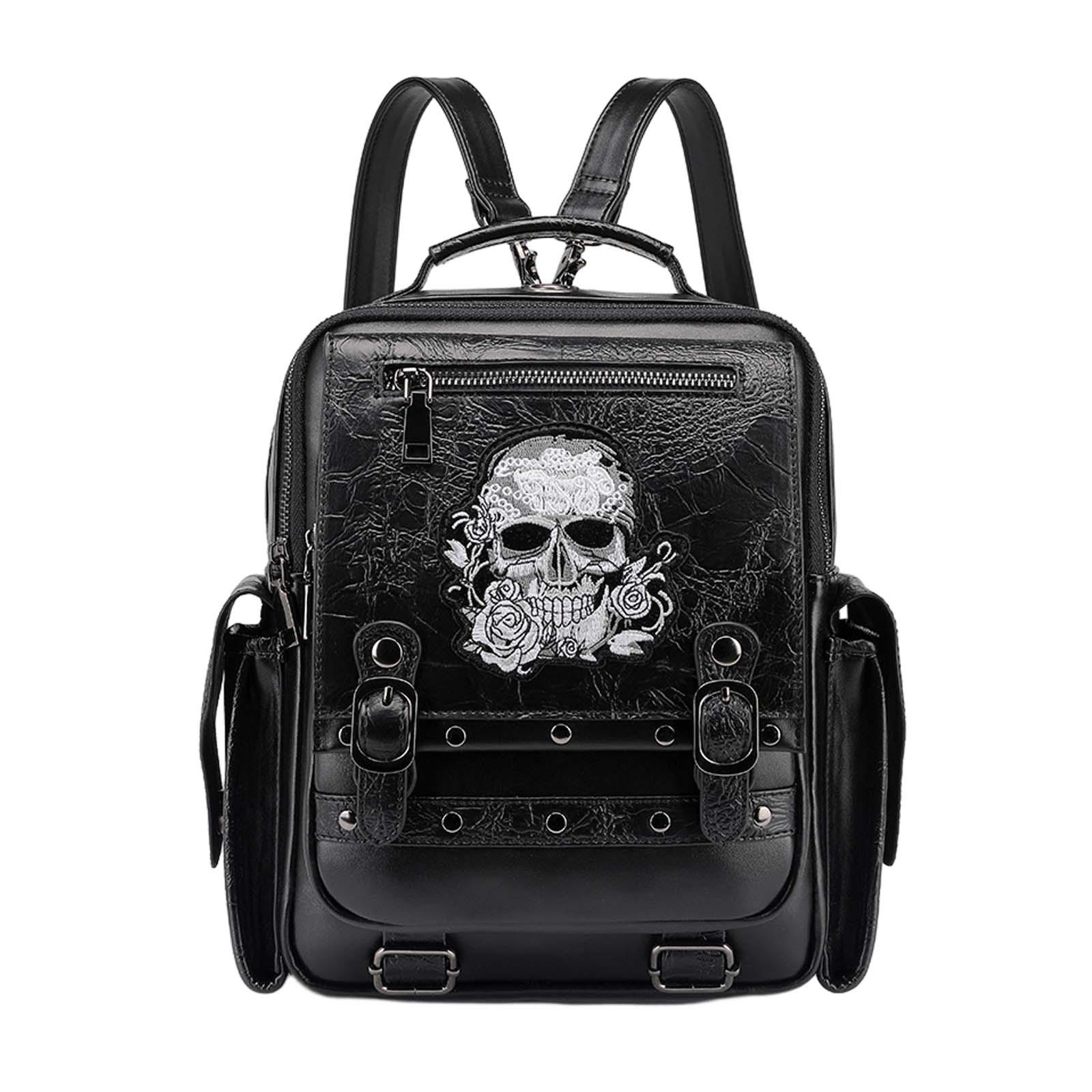 Ransel Steampunk Cosplay Ranse - Leather Work Rucksack Mens ulasan dan harga
