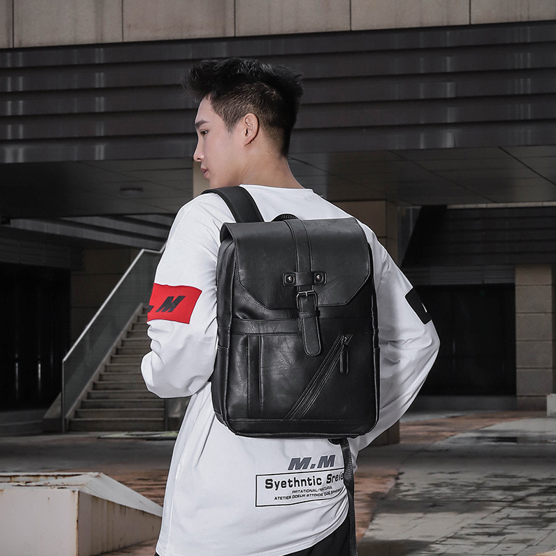 AOTIAN Tas Ransel Kulit Cetak  - Leather Work Rucksack Mens ulasan dan harga
