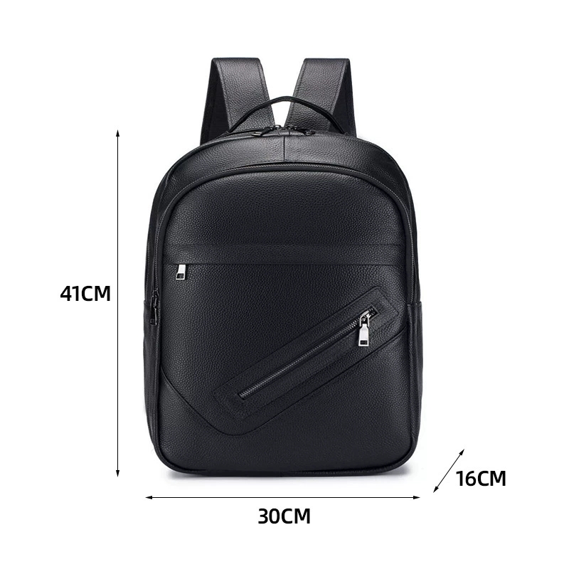 Ransel Laptop Kulit Asli Hitam - Leather Work Rucksack Mens ulasan dan harga