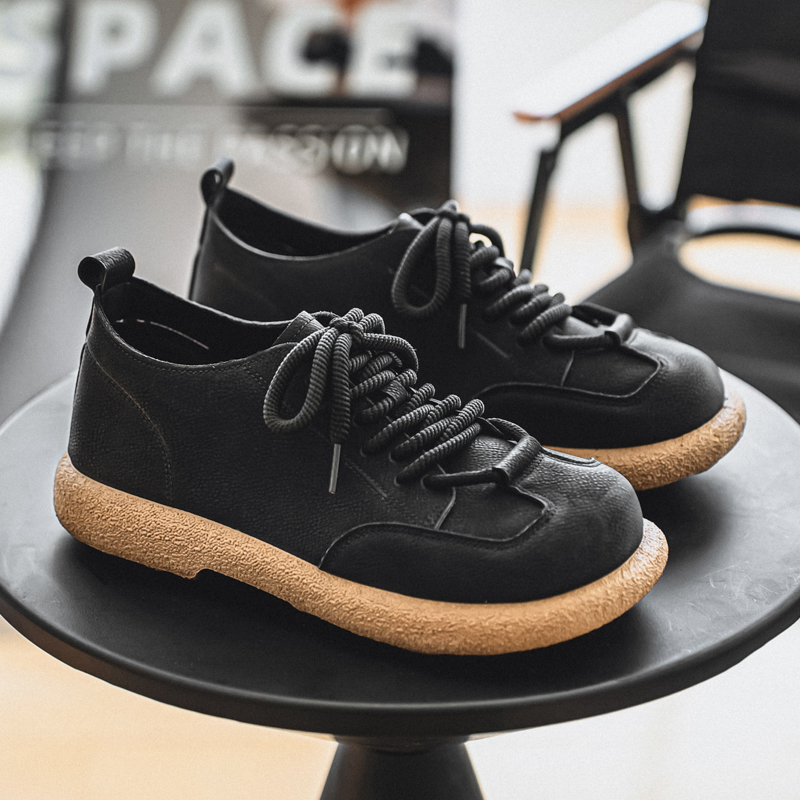 Sepatu Kasual Pria Sepatu Flat - Leatherwork Designs ulasan dan harga