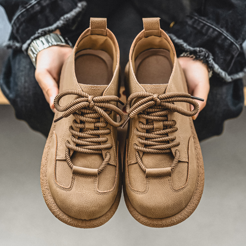 Sepatu Kasual Pria Sepatu Flat - Leatherwork Designs ulasan dan harga