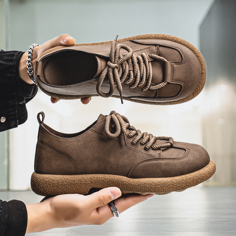Sepatu Kasual Pria Sepatu Flat - Leatherwork Designs ulasan dan harga