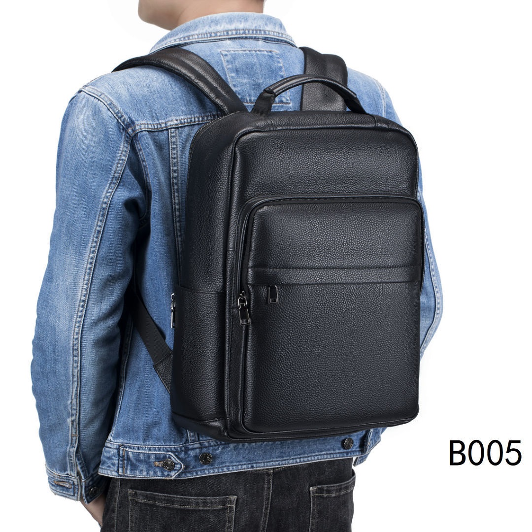 Ransel Perjalanan Kulit Asli P - Leather Work Rucksack Mens ulasan dan harga