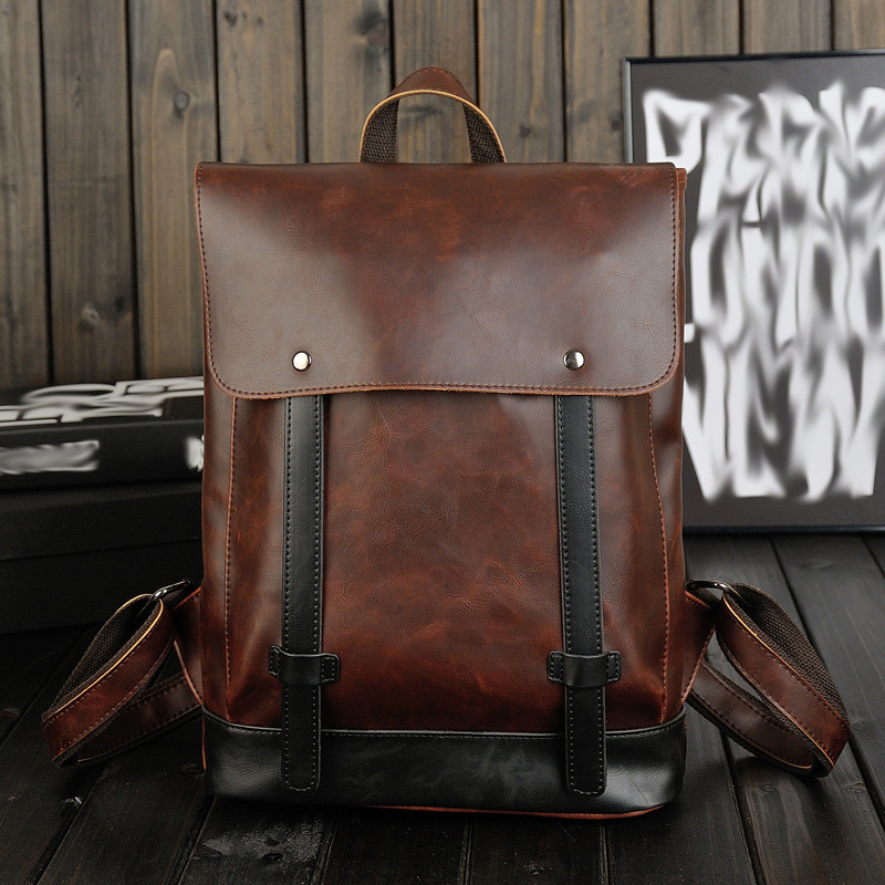 Ransel Kulit Pria Model Vintag - Leather Work Rucksack Mens ulasan dan harga