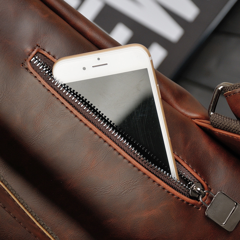 Ransel Kulit Pria Model Vintag - Leather Work Rucksack Mens ulasan dan harga