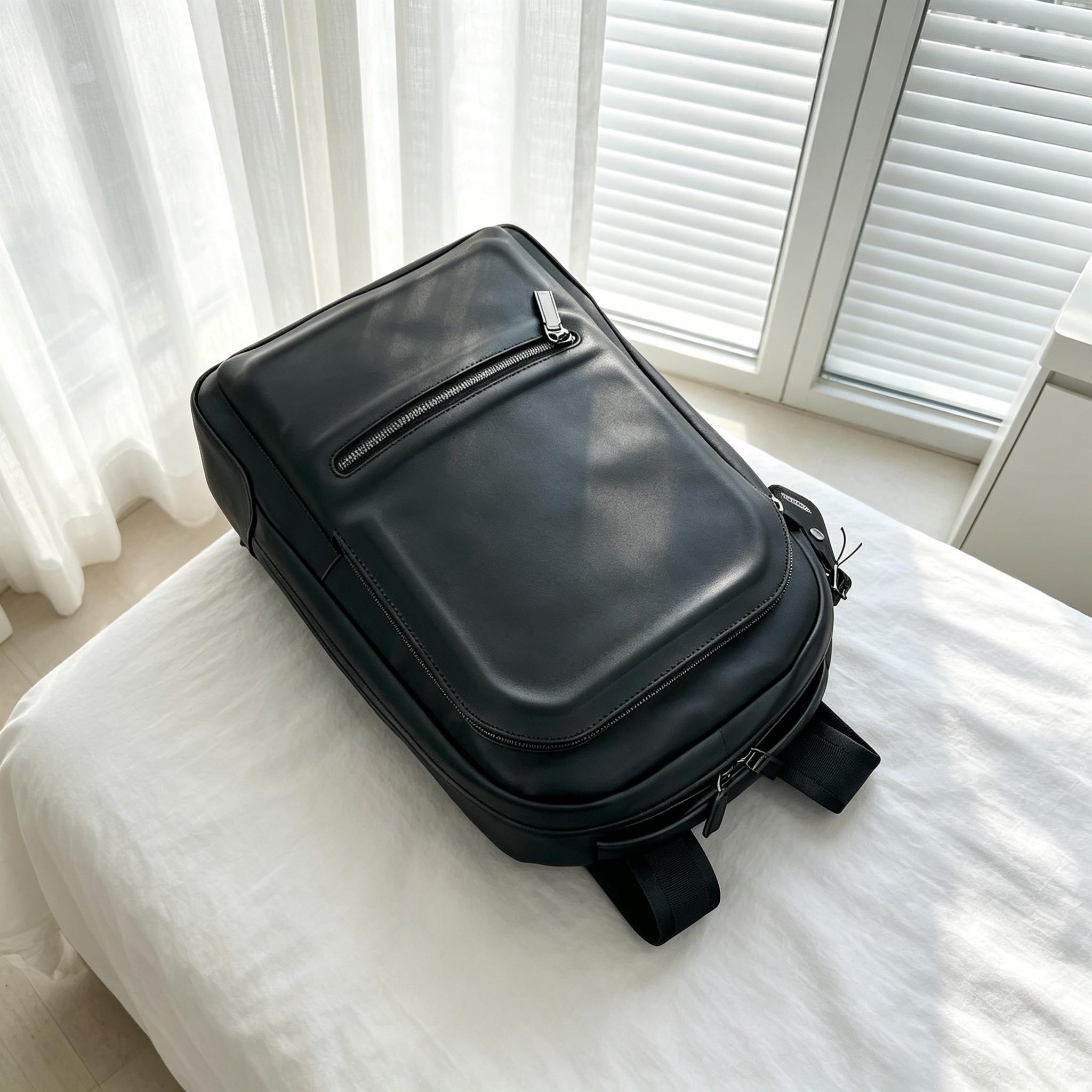 Ransel untuk Pria yang Cocok u - Leather Work Rucksack Mens ulasan dan harga