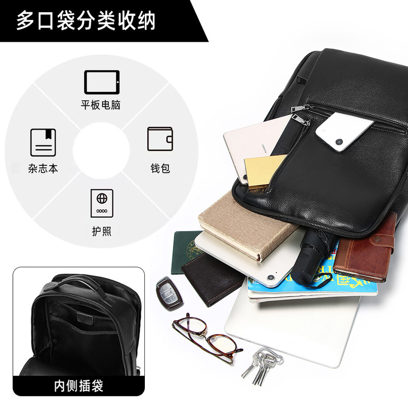 Ransel Laptop Kulit Asli Warna - Leather Work Rucksack Mens ulasan dan harga