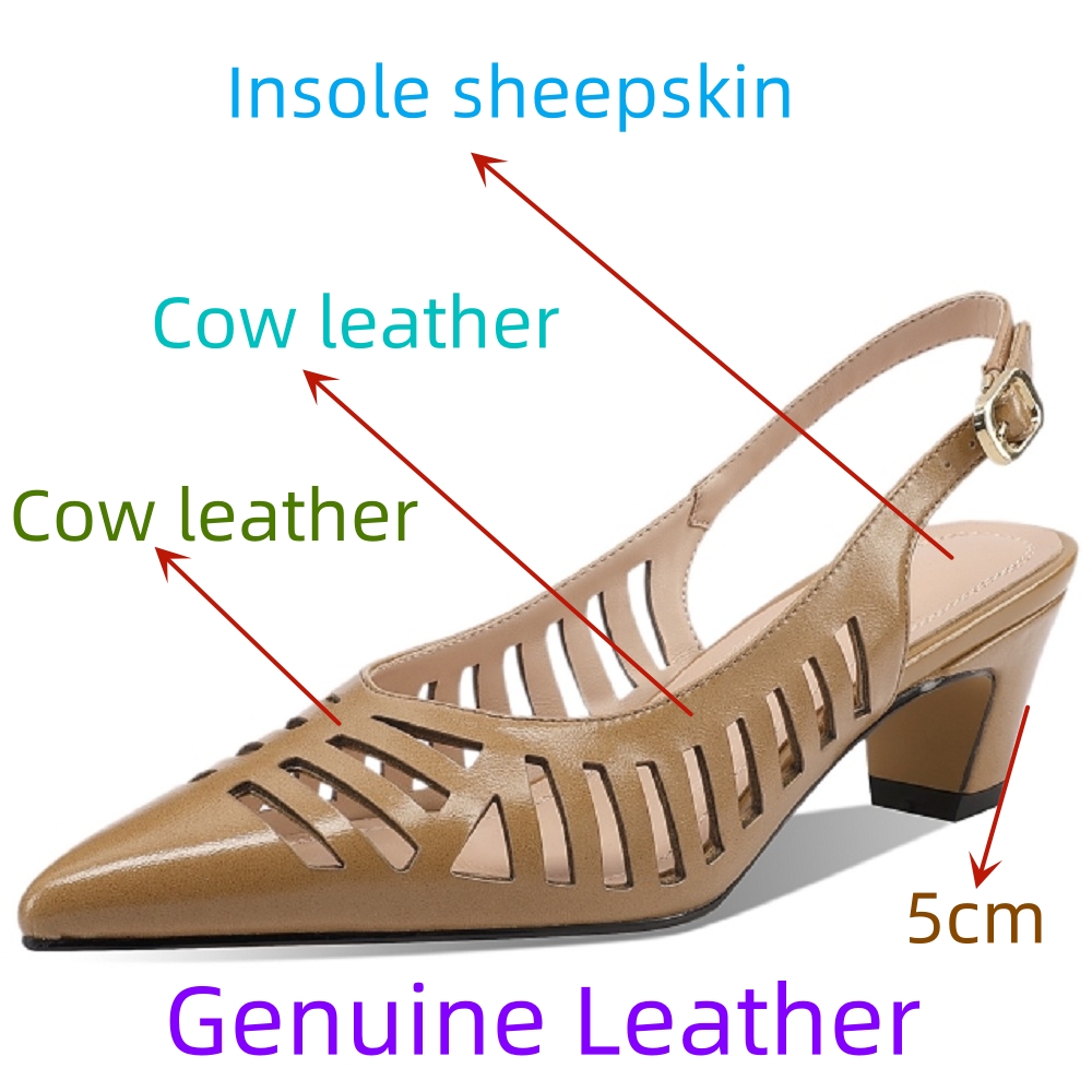 【JOCHEBED HU】Sandal Wanita Kul - Leatherwork Designs ulasan dan harga