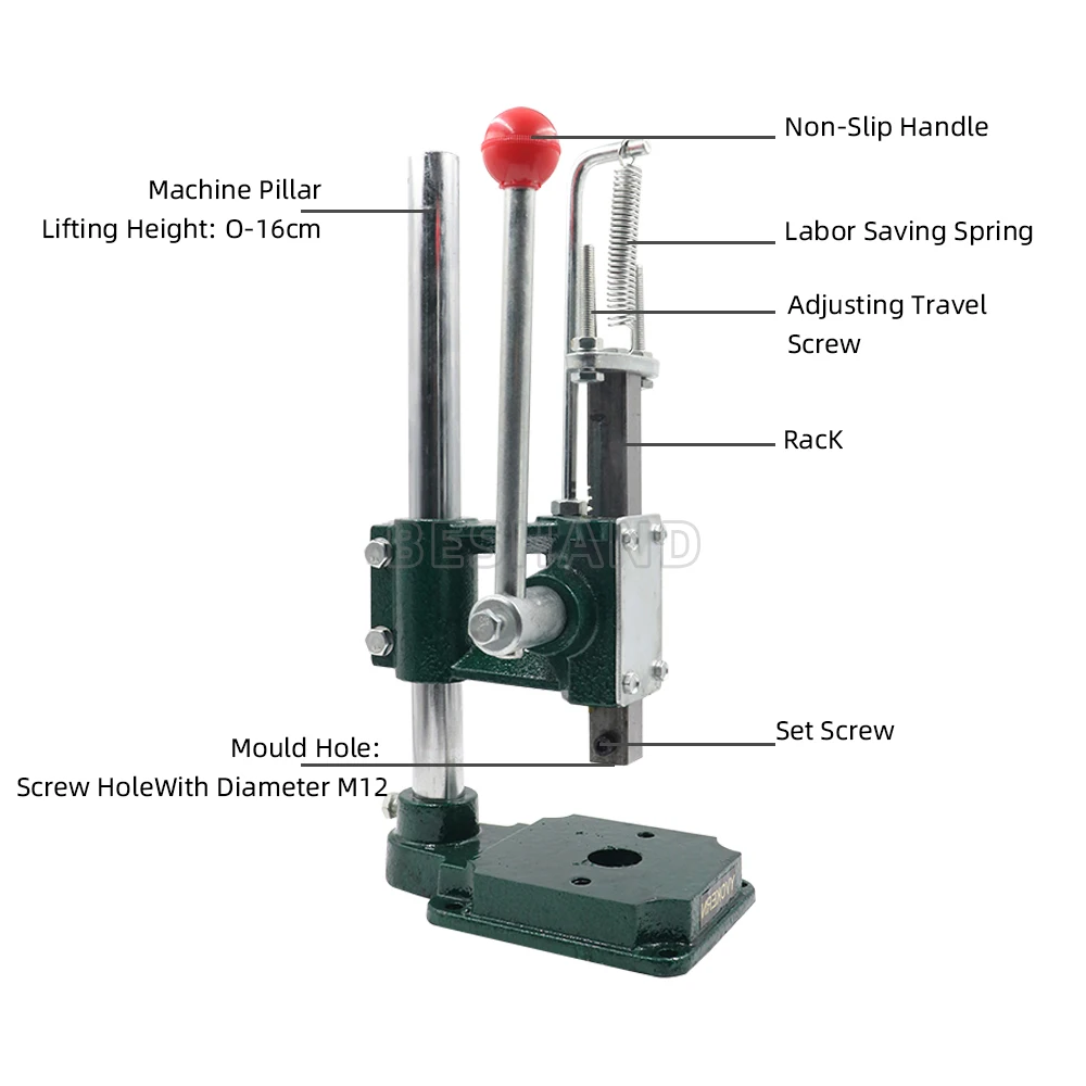 Mesin Punching Lubang Kulit Ma - Leatherwork Hand Press ulasan dan harga