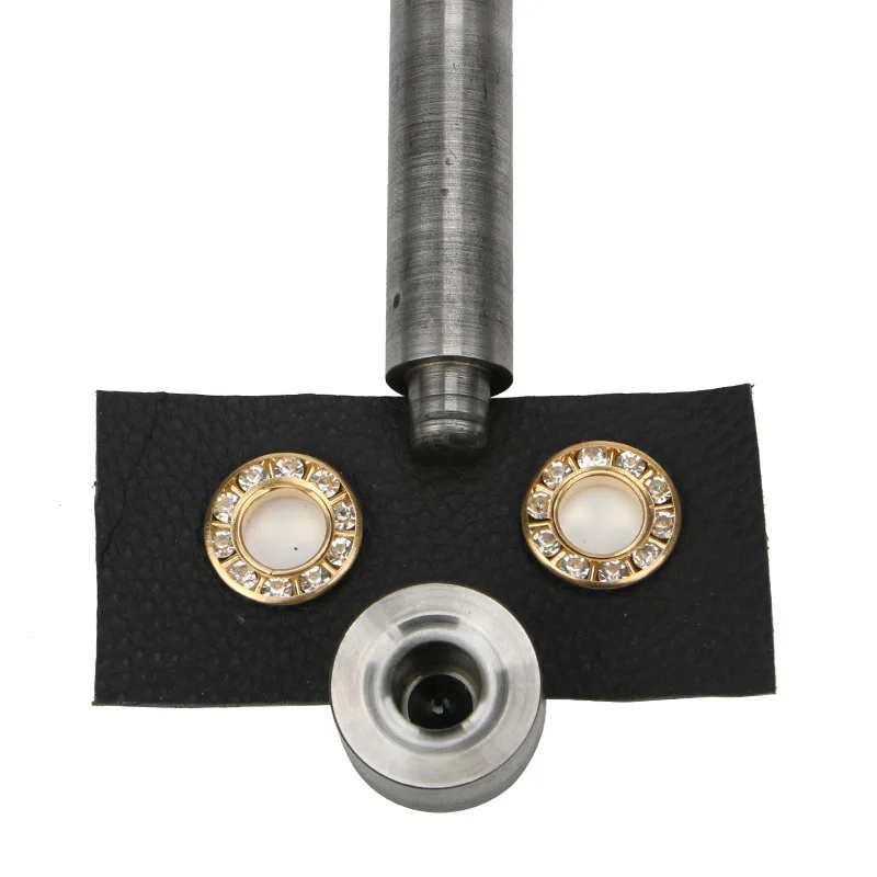 Berlian imitasi grommet Eyelet - Rivet Setter Tool ulasan dan harga