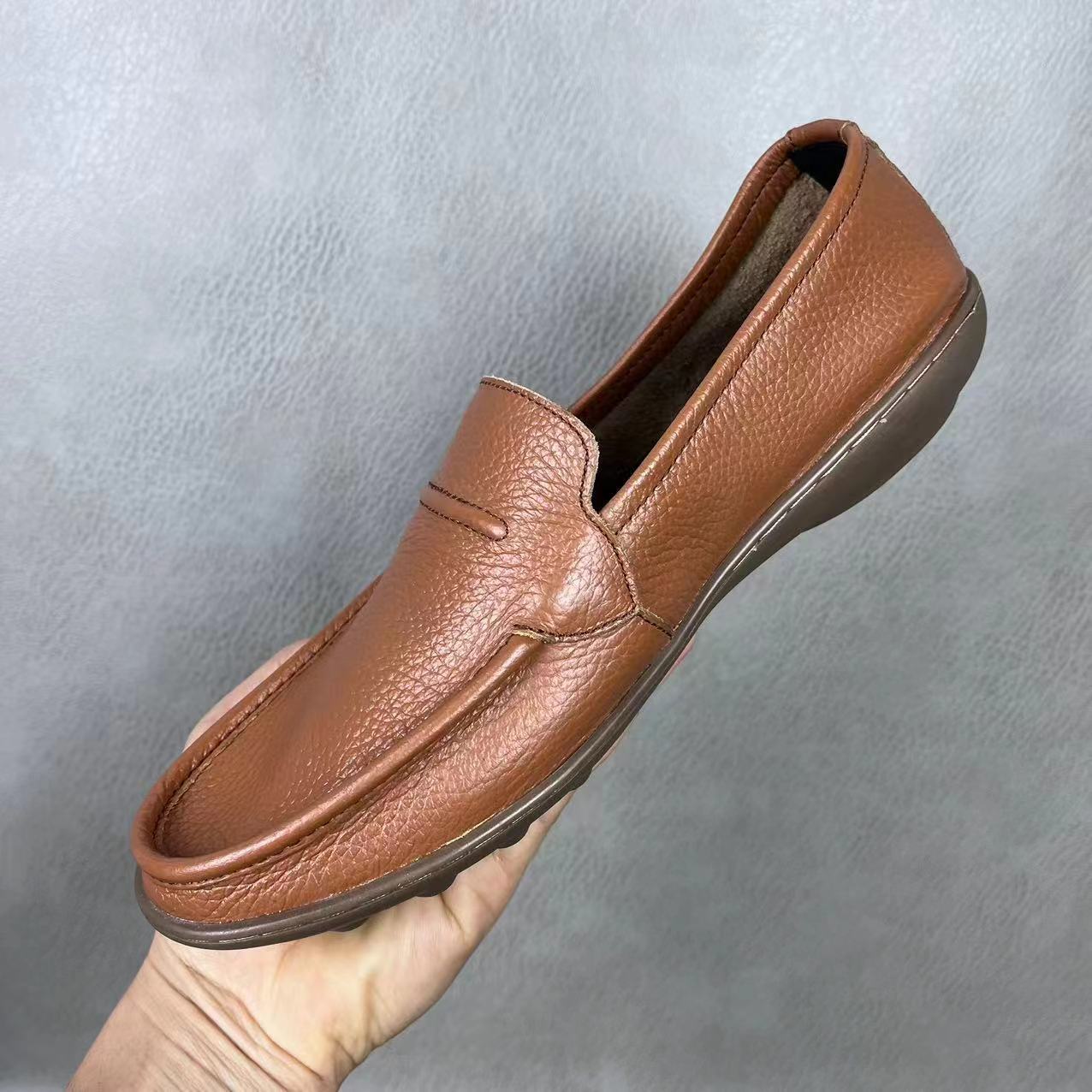 Sepatu Kulit Pria Ujung Bulat  - Leatherwork Designs ulasan dan harga