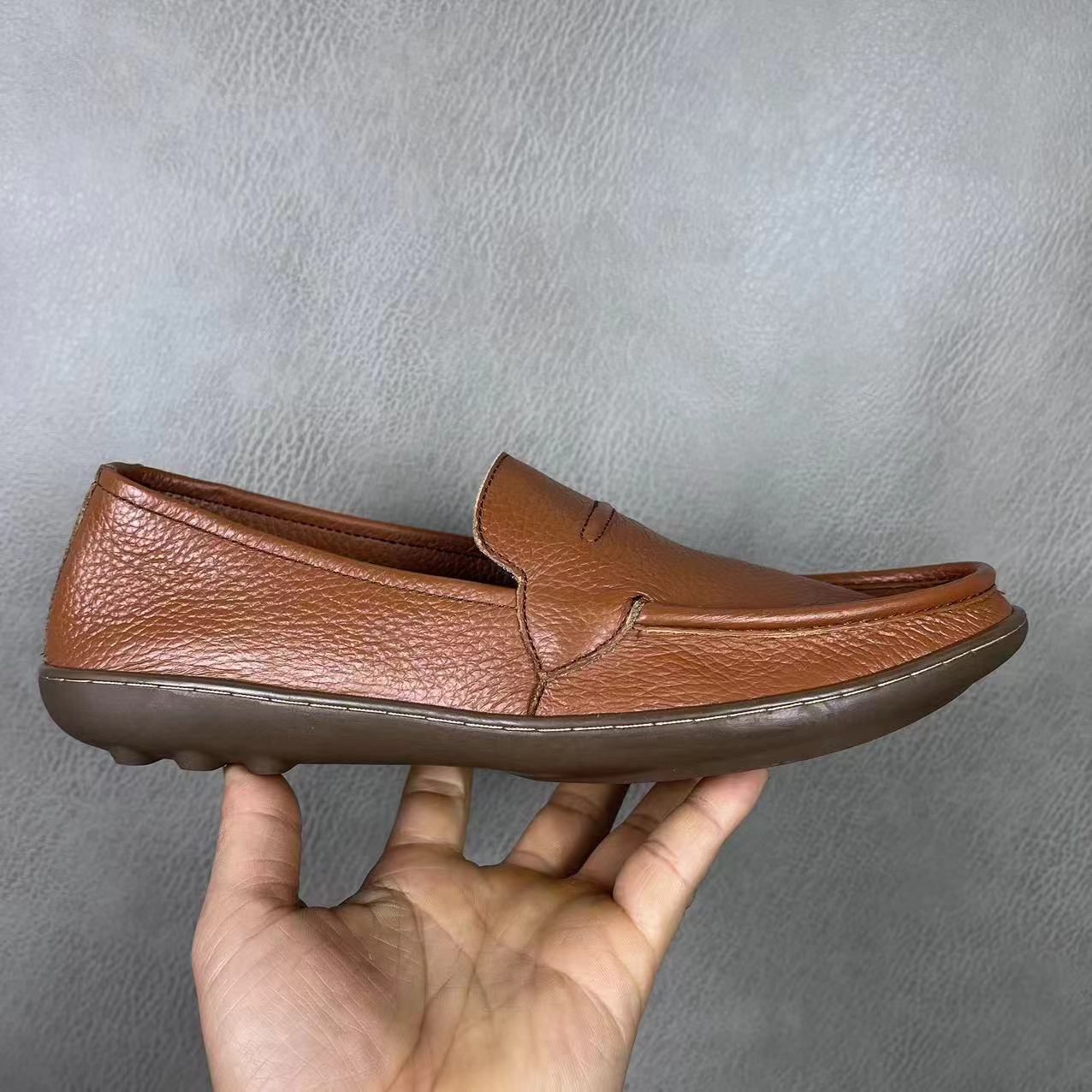 Sepatu Kulit Pria Ujung Bulat  - Leatherwork Designs ulasan dan harga