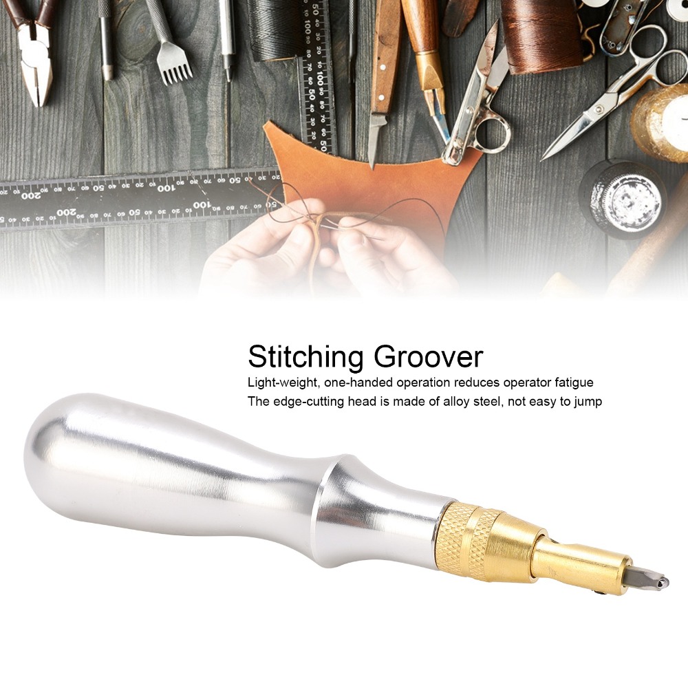 7 buah Alat Pembuat Alur Jahit - Groover Stitching Tool ulasan dan harga