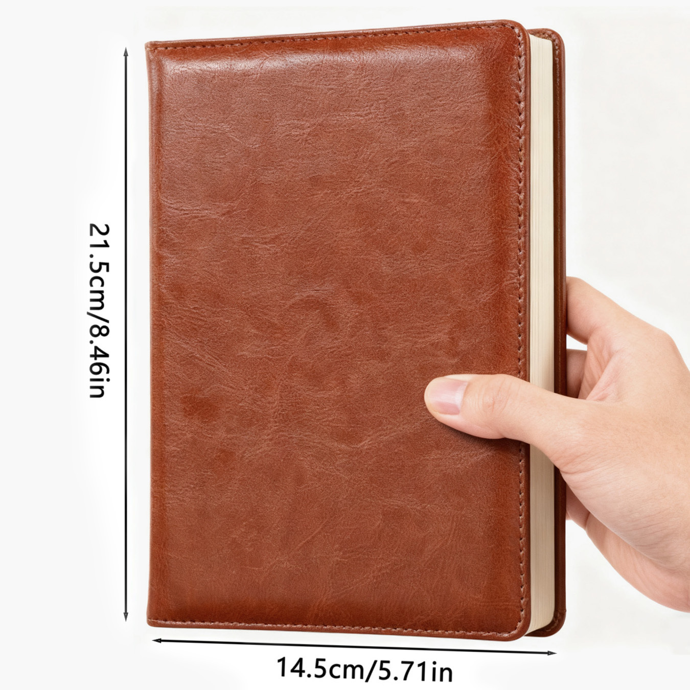 Buku Catatan Kulit PU Bentuk B - Leather Work Diary Covers ulasan dan harga