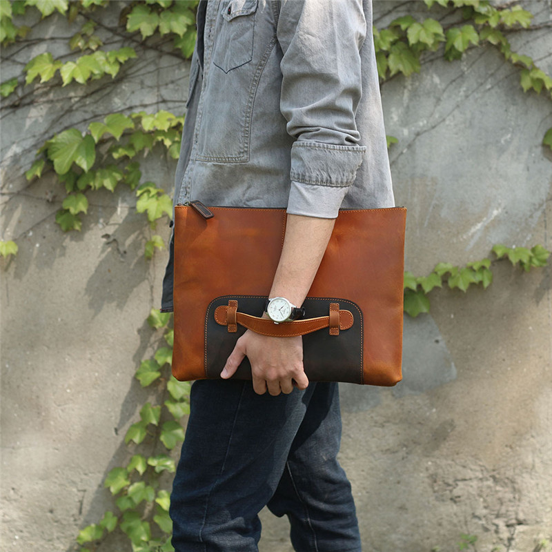 Tas clutch pria berkapasitas b - Leatherwork Designs ulasan dan harga