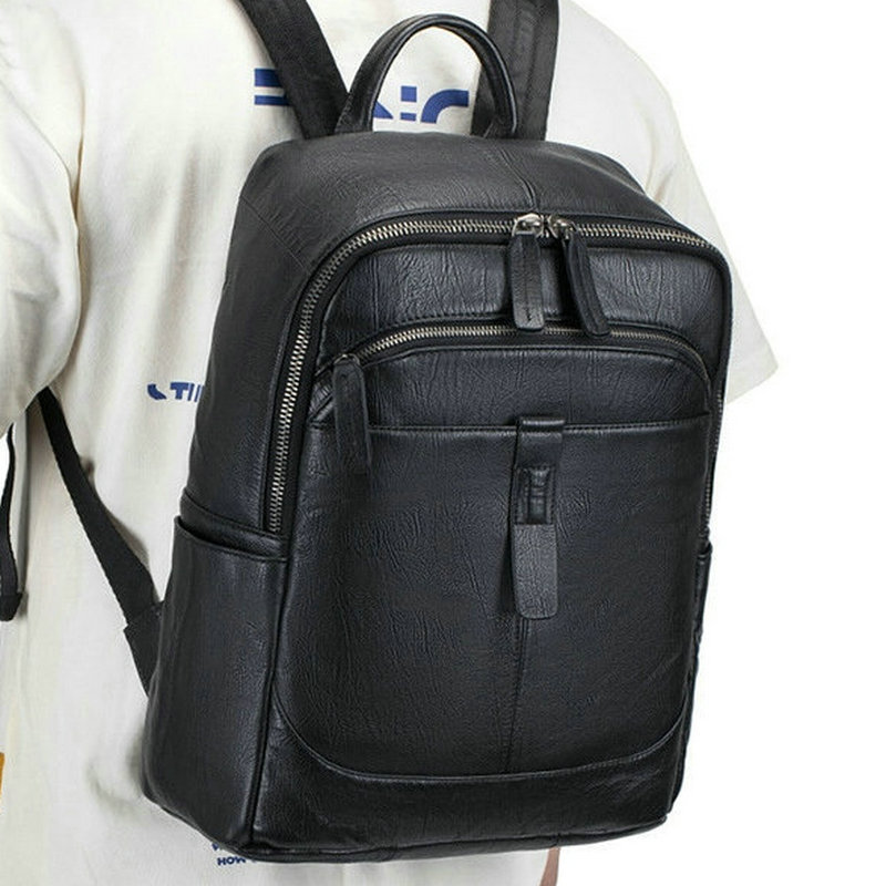 Ransel Kulit Asli Pria Warna H - Leather Work Rucksack Mens ulasan dan harga