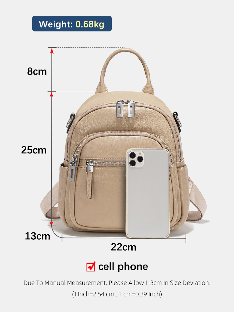 Zency Ransel Kecil Kulit Asli  - Leatherwork Designs ulasan dan harga
