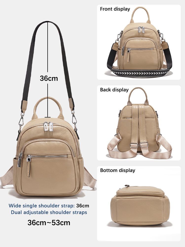 Zency Ransel Kecil Kulit Asli  - Leatherwork Designs ulasan dan harga