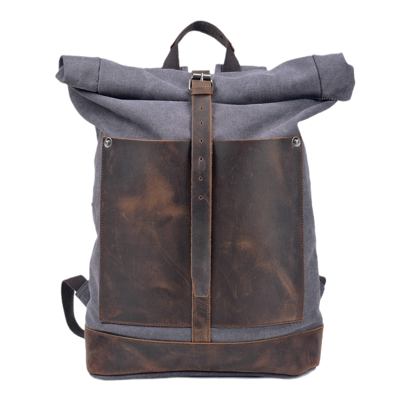 Ransel Pria Berbahan Kanvas Be - Leather Work Rucksack Mens ulasan dan harga