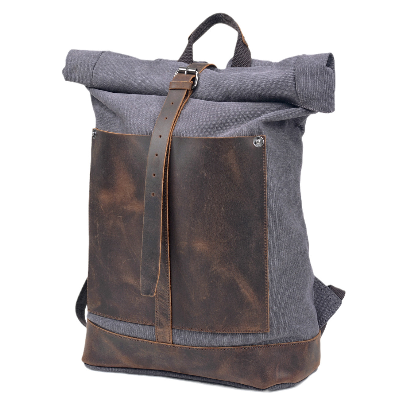 Ransel Pria Berbahan Kanvas Be - Leather Work Rucksack Mens ulasan dan harga