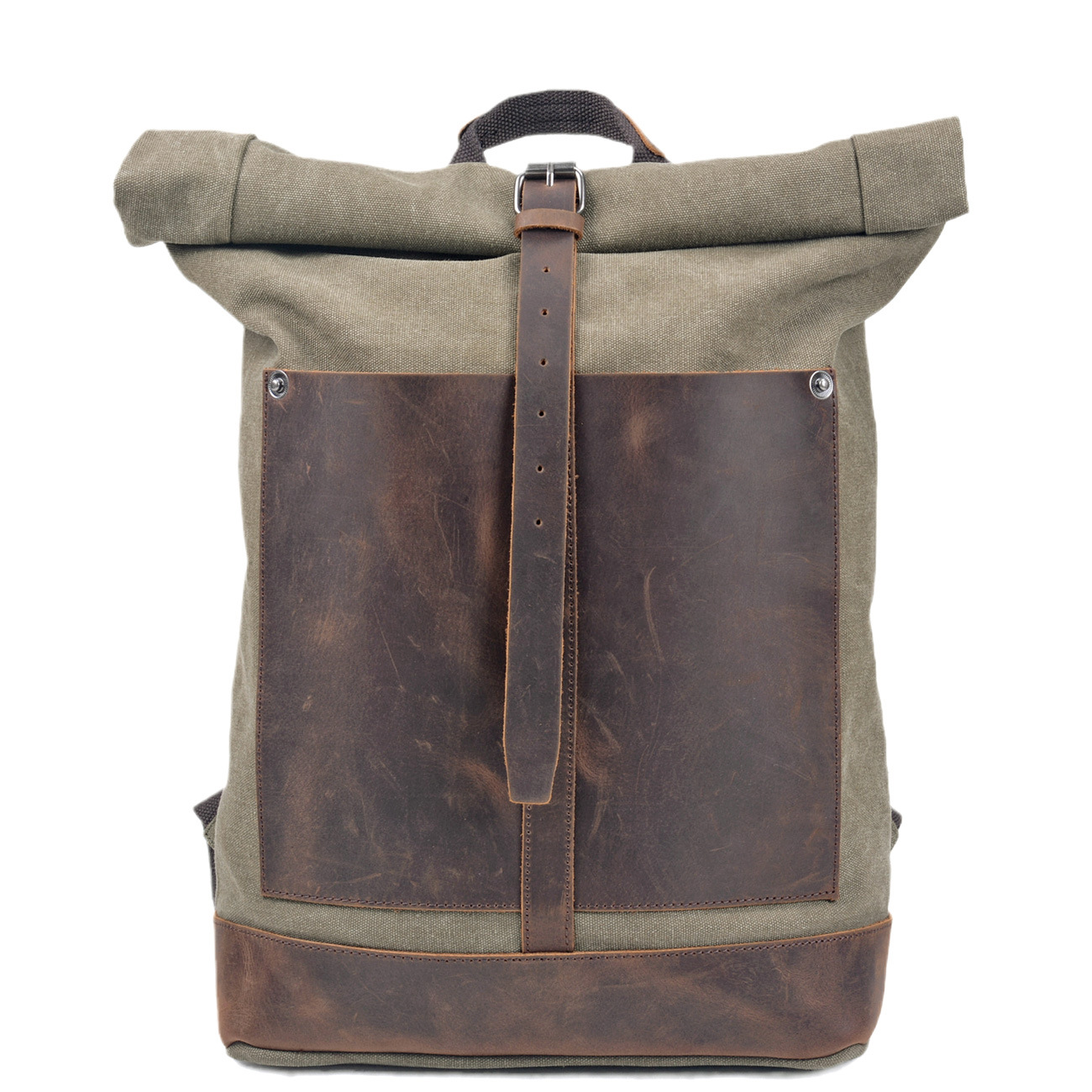 Ransel Pria Berbahan Kanvas Be - Leather Work Rucksack Mens ulasan dan harga