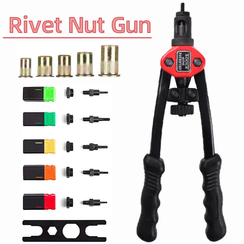 BT-606 pistol paku keling Mand - Rivet Setter Tool ulasan dan harga