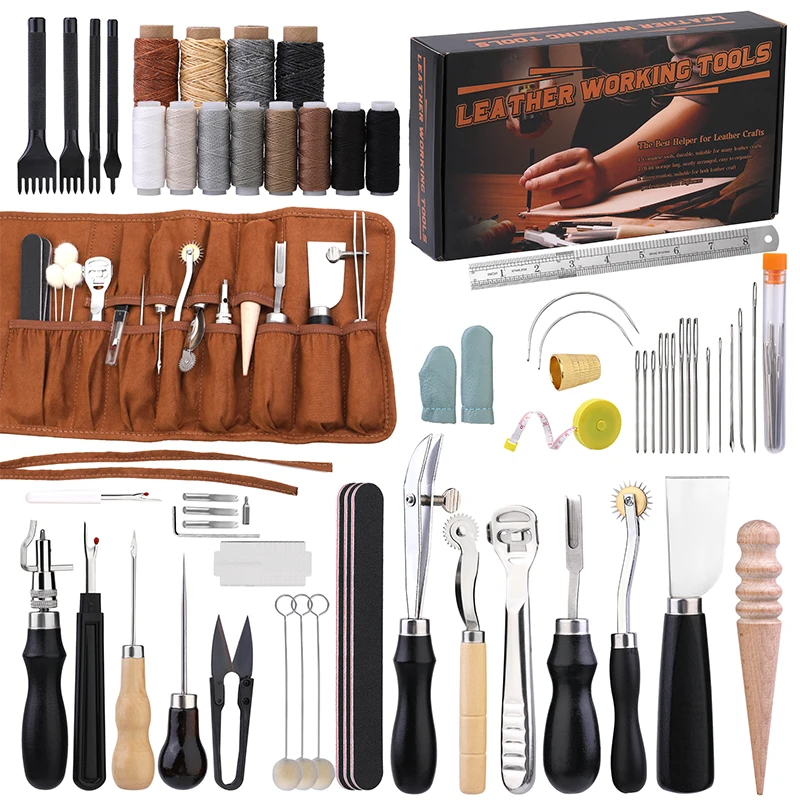 KRABALL Kit Alat Kerajinan Kul - Groover Stitching Tool ulasan dan harga