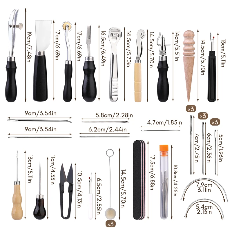 KRABALL Kit Alat Kerajinan Kul - Groover Stitching Tool ulasan dan harga
