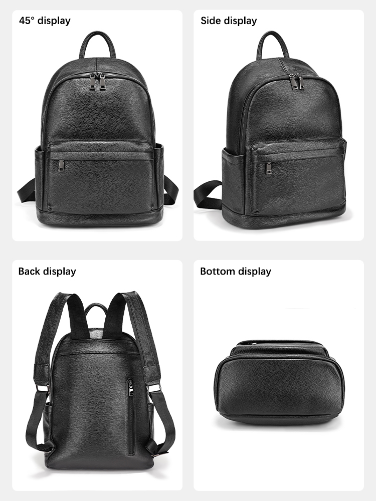 Zency Ransel Pria Kulit Sapi T - Leather Work Rucksack Mens ulasan dan harga